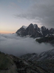  The morning view of Mont Pelvoux