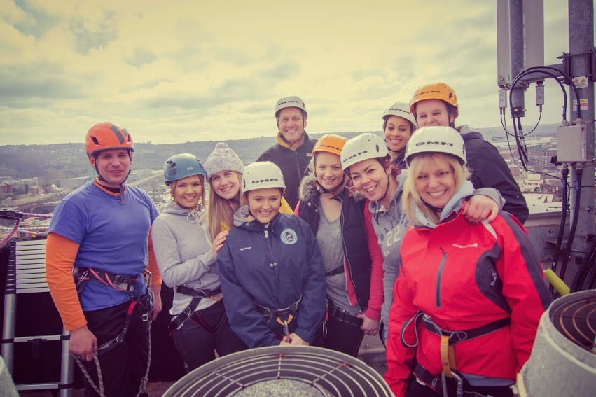 Charity Abseil Sheffield