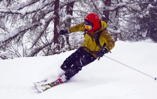 Dave Talbot Skiing