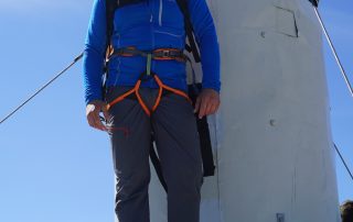 Dave Talbot on the summit of Triglav