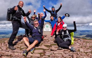 Pen y Fan Summit on the Brecon Beacons 10 Peak Challenge