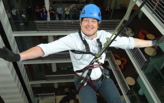 Indoor Charity abseiling event