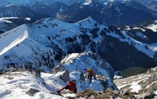 Winter Mountain guiding
