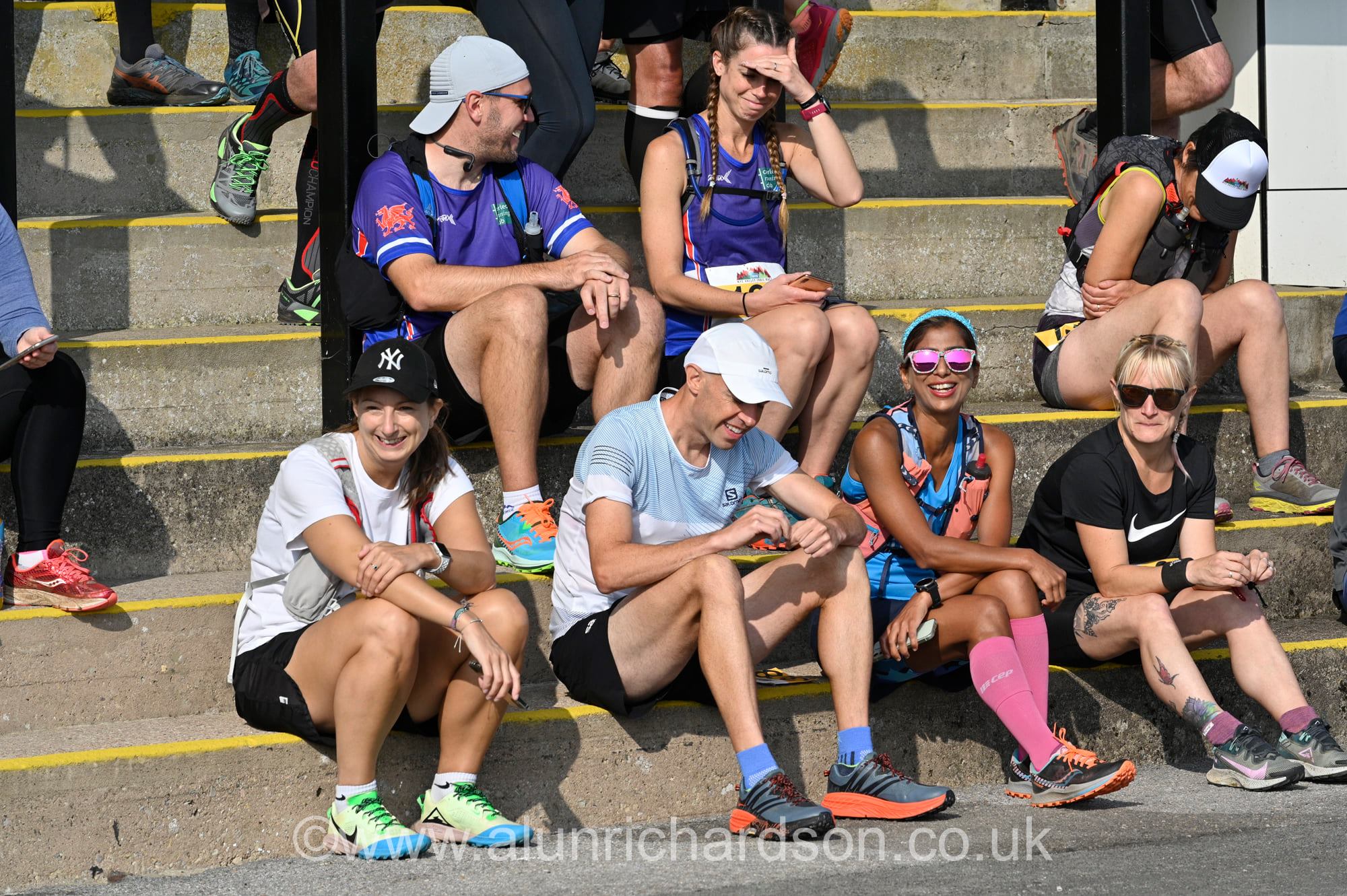 Getting ready at the Wye Valley Trail Race