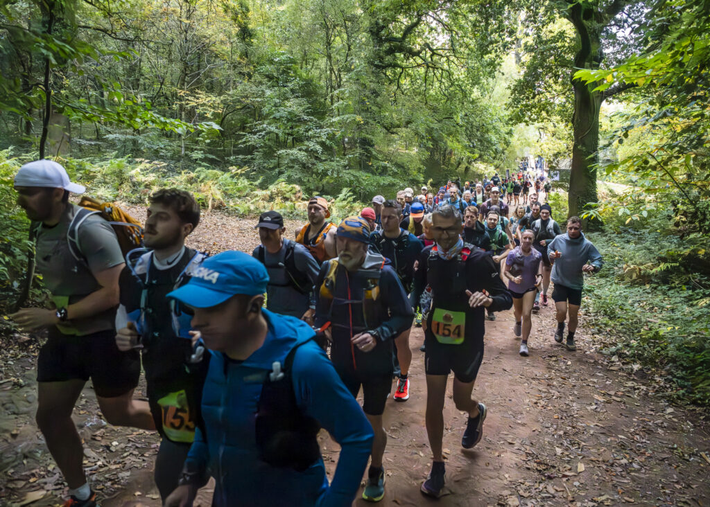 The start of the Forest of Dean Ultra 2025