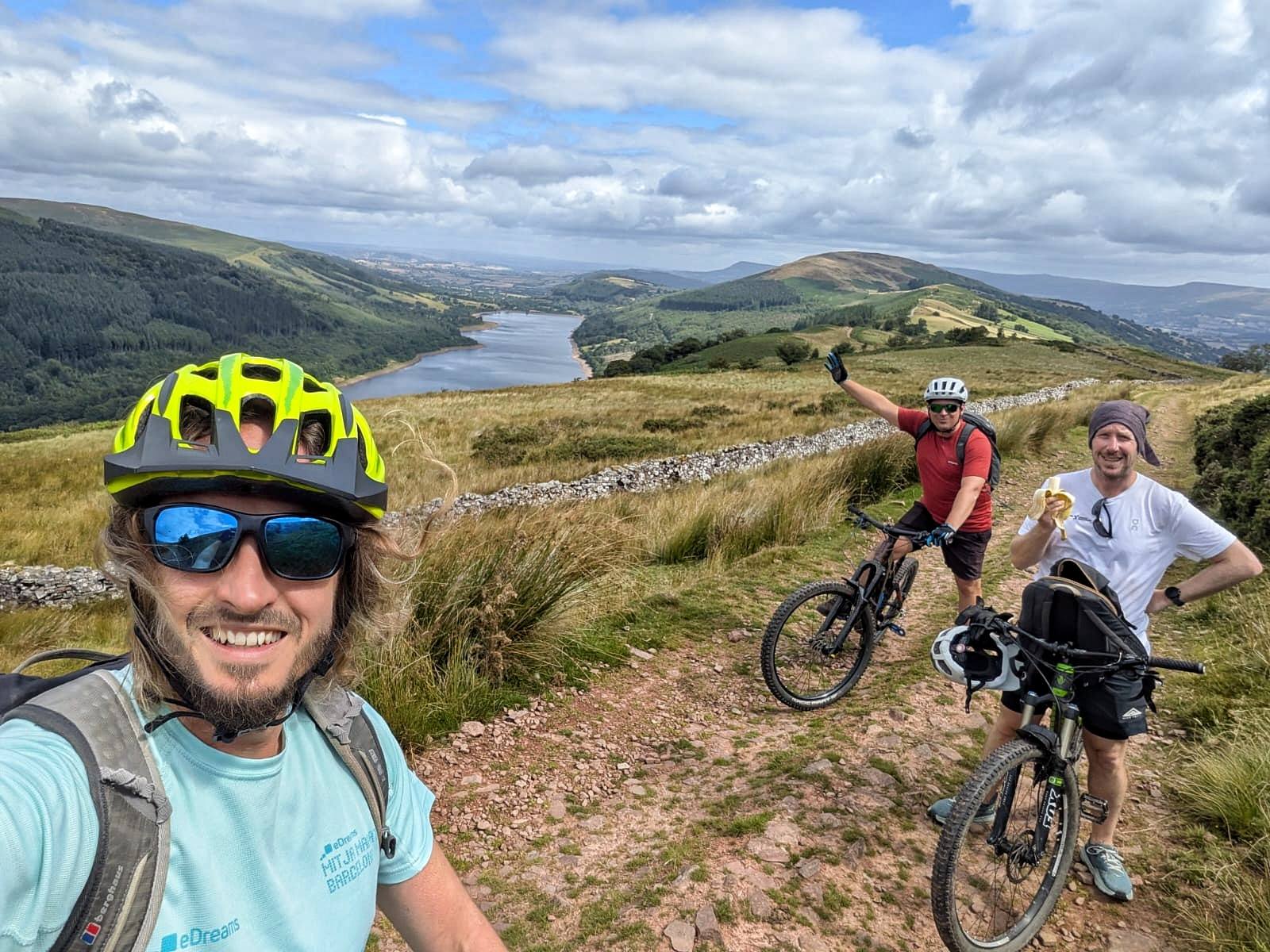 Climbing up above Talybont Climbing up above Talybont