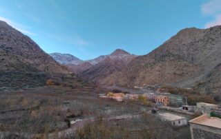 The mountain village of Imlil in the High Atlas